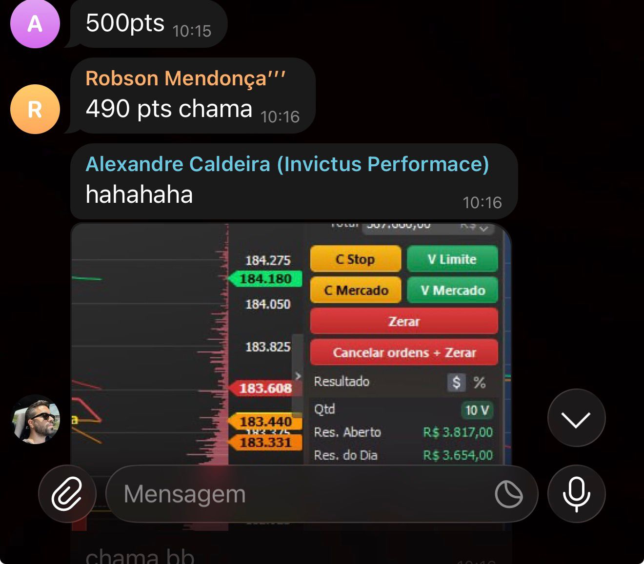 Print cliente Master Traders